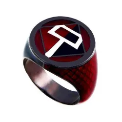 The Harley Quinn Red&Black Lantern Ring
