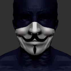 v the vendetta- anonymous mask