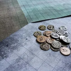 v2 coins For dungeons and dragons & Tabletop Games