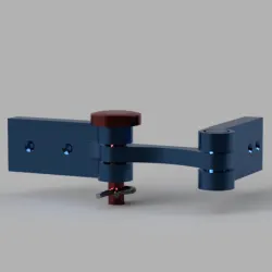 Wedge lock with offset arm