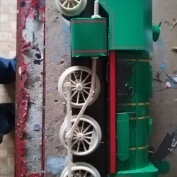 wheel and connecting rod steam locomotive