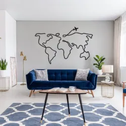WORLD MAP (Decorative Wall)