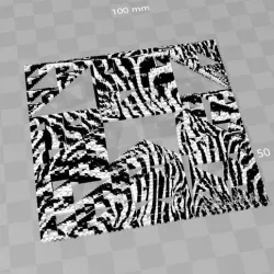 zebra stierpinsky pyramid