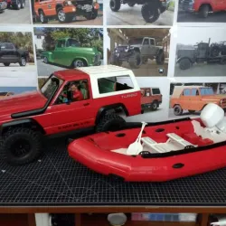 Zodiac Futura Mark III rubber dinghy engine and accessories