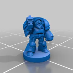 6mm Cosmo Knight, Heavy Breacher Infantry