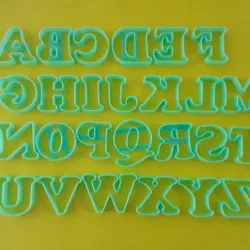 Alphabet-Cooper Black Shift in 4cm