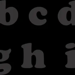 Alphabet-Cooper Black Small in 4cm