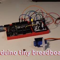 Arduino Uno tiny practical breadboard