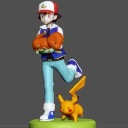 ASH SAVING CHARMANDER MODEL FOR 3D PRINT 3D print model