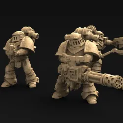 Attack Team Robotic 3d Model