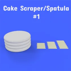 Cake Scraper / Spatula - Model #1