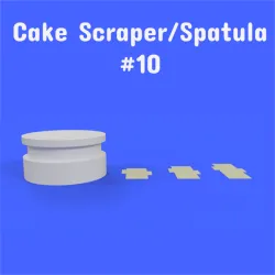 Cake Scraper / Spatula - Model #10