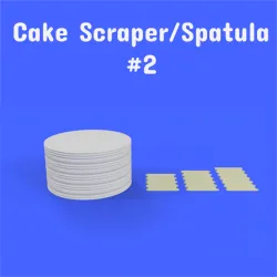 Cake Scraper / Spatula - Model #2