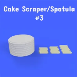 Cake Scraper / Spatula - Model #3