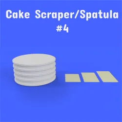 Cake Scraper / Spatula - Model #4