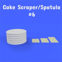 Cake Scraper / Spatula - Model #6
