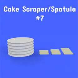 Cake Scraper / Spatula - Model #7