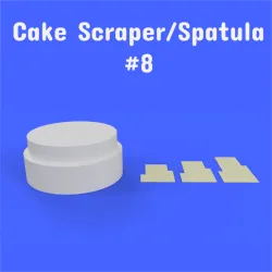 Cake Scraper / Spatula - Model #8