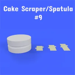 Cake Scraper / Spatula - Model #9