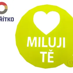 Cake stencil- Miluji Tě - CZECH LANGUAGE