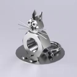 Cat figure mechanical