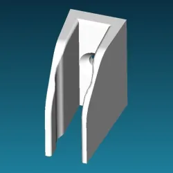 clip for roller shutter crank