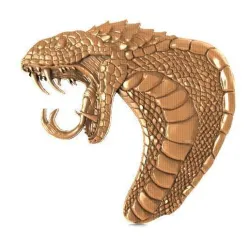 Cobra bas-relief cnc