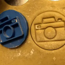 Cookie stamp + cutter -  Camera