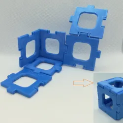 Cube Nets / Templates / Squares