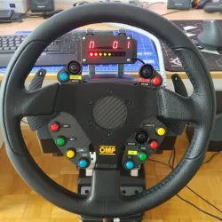 Custom steering wheel/button plate for Logitech g290