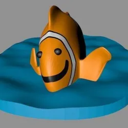 Cute Clownfish Says Hello