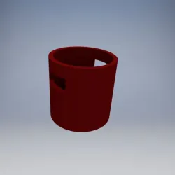 Desktop trash can