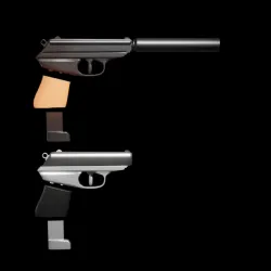 ·Detachable Silenced Pistol / Pistola Silenciada desmontable·