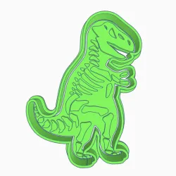 DINOSAUR FOSSIL TREX COOKIE CUTTER