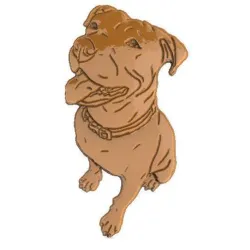 Dog bas-relief