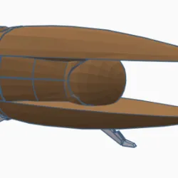 Dooku's Solar Sailer (star wars legion scale)