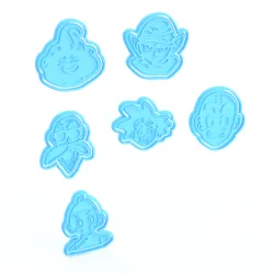 Dragon balls cookie cutter set of 6
