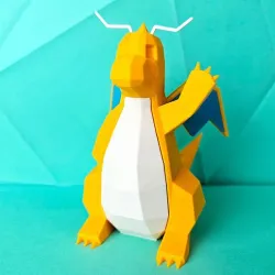 Dragonite Low Poly Pokemon