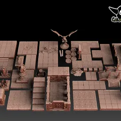 Dungeon bowl - warhammer quest rooms pack