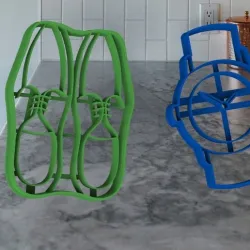 Elegant - Father's Day Watch Shoe - cookie cutter - Cookie cutter