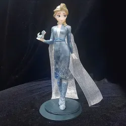 ELSA BLUE DRESS MODEL FOR 3D PRINT FROZEN