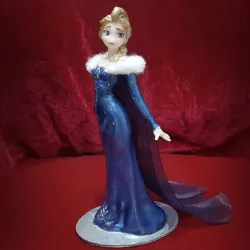 ELSA ICE DRESS MODEL FOR 3D PRINT FROZEN 3D print model