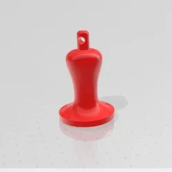 Espresso Tamper Keychain