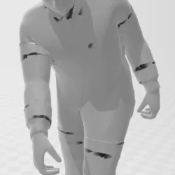 figurine at work