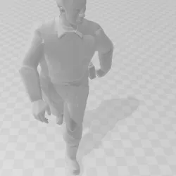 figurine at work