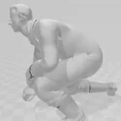 figurine at work