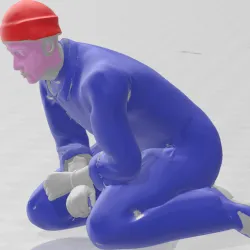 figurine at work