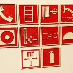 Fire signs - 9 models