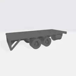 Flat Bed Truck 19' 6" Body
