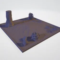 Forest diorama